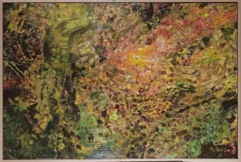 Familial Spring by Connor McManus | Giclee and acrylic on birch panel Familial Spring
